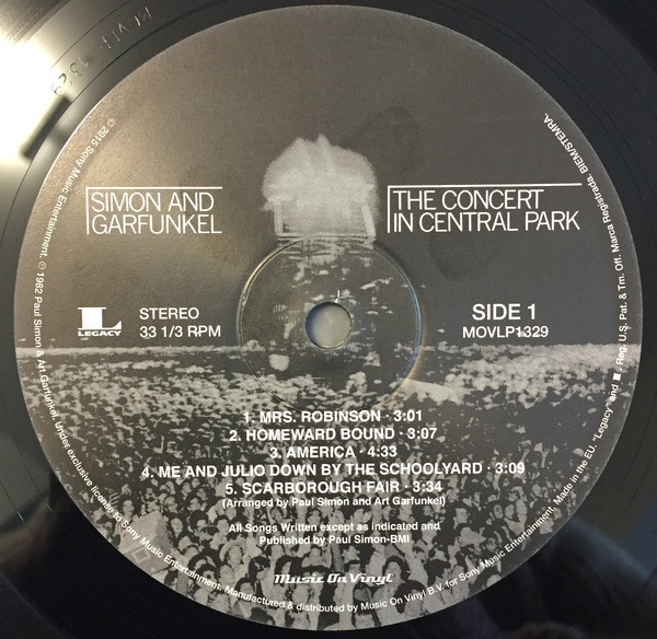 Simon & Garfunkel / Paul Simon Concert In Central Park=2LP= - VinylVinyl