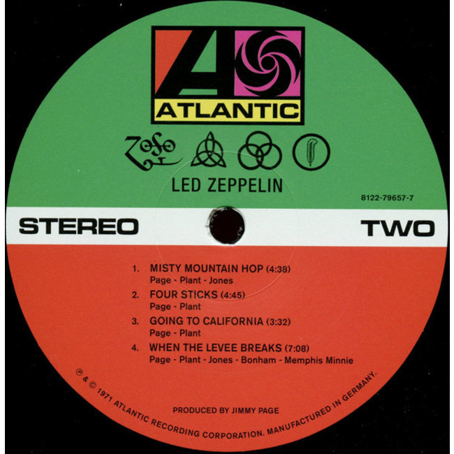 Led Zeppelin  Led Zeppelin IV (Untitled) ( remaster 180g vinyl LP )