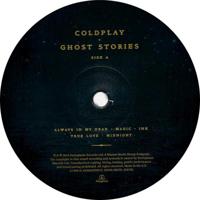 Coldplay Ghost Stories ( vinyl LP )
