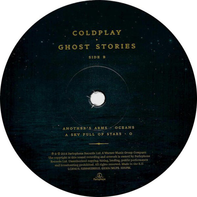 Coldplay Ghost Stories ( vinyl LP )