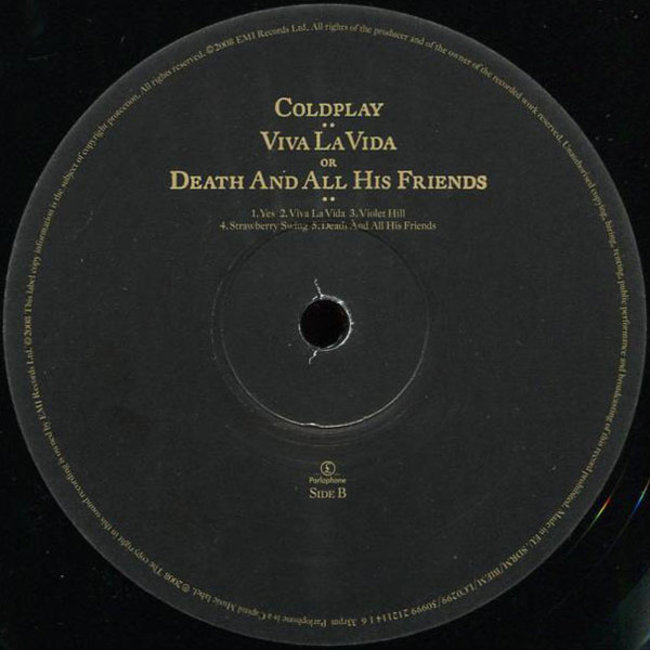 Coldplay Viva La Vida or Death and All His Friends ( vinyl LP )