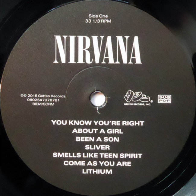 Nirvana Nirvana (  collection of 14 Classic Songs - Black Album )  ( 180g vinyl LP )