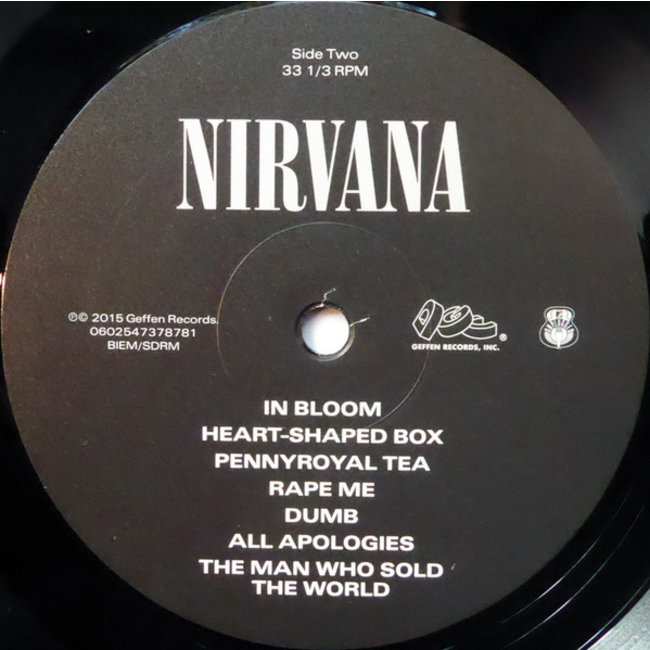 Nirvana Nirvana (  collection of 14 Classic Songs - Black Album )  ( 180g vinyl LP )