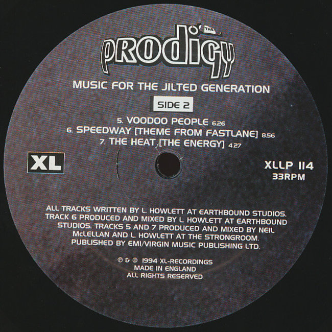 Prodigy - Music for the Jilted Generation ( 2LP )