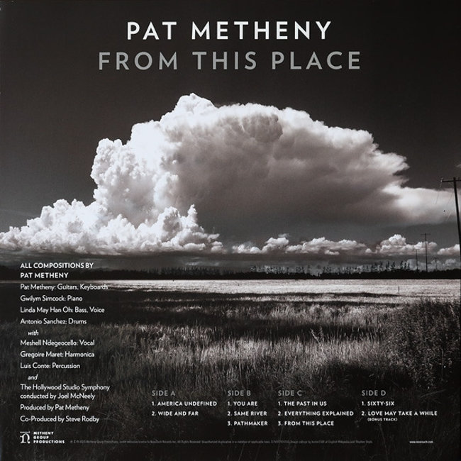 Pat Metheny From This Place ( HQ vinyl 2LP )