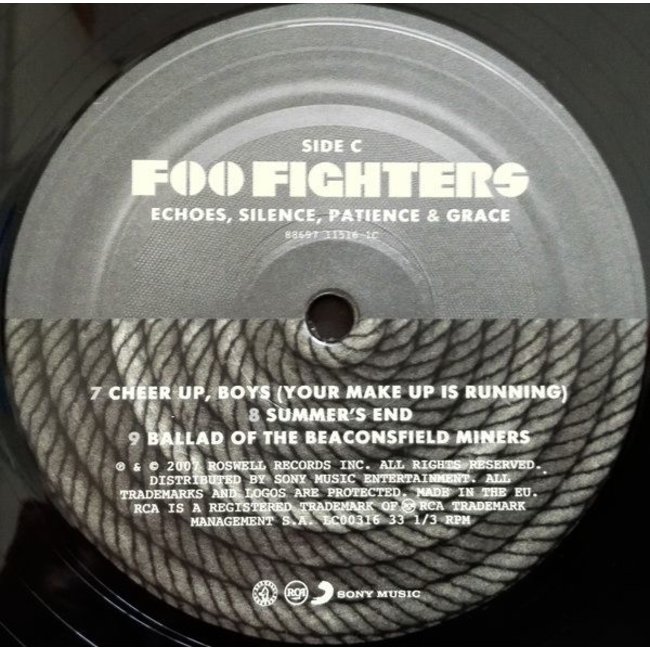 Foo Fighters Echoes Silence Patience & Grace ( vinyl record 2LP ) VinylVinyl