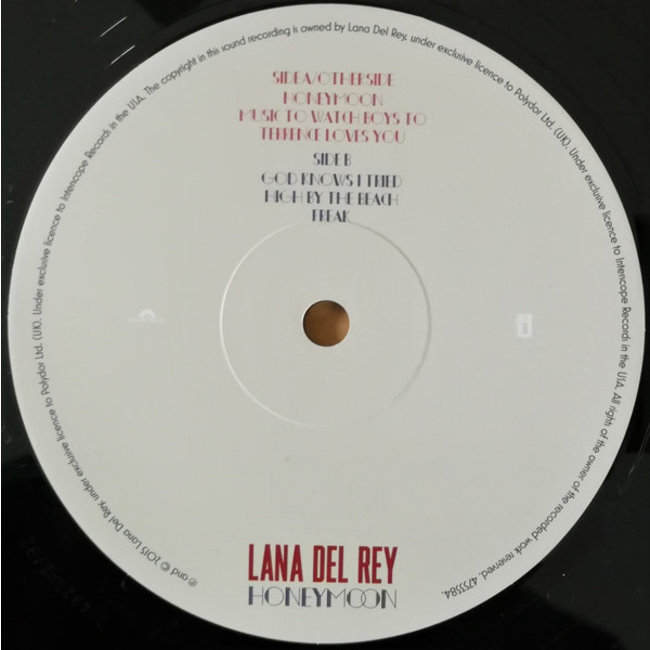 Lana Del Rey Honeymoon ( vinyl record 2LP ) VinylVinyl