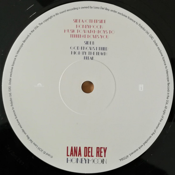 Lana Del Rey Honeymoon ( vinyl record 2LP ) - VinylVinyl