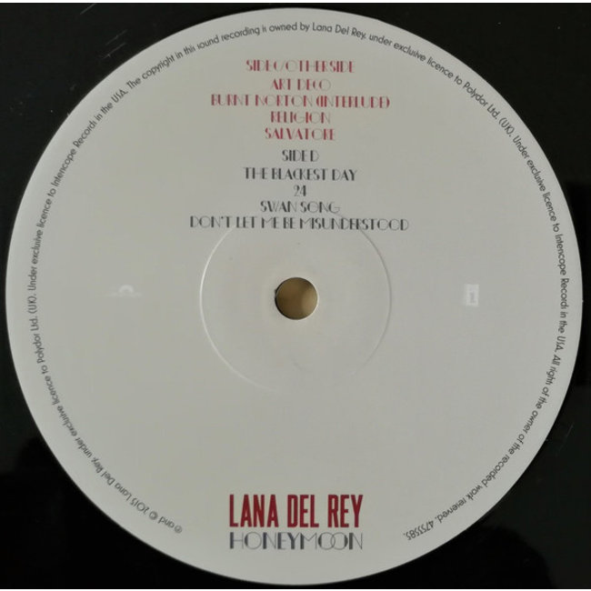 Lana Del Rey Honeymoon ( vinyl record 2LP ) VinylVinyl