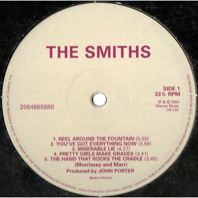 Smiths, the Smiths ( remaster 180g vinyl LP )