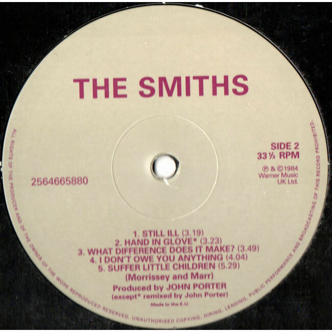 Smiths, the Smiths ( remaster 180g vinyl LP )