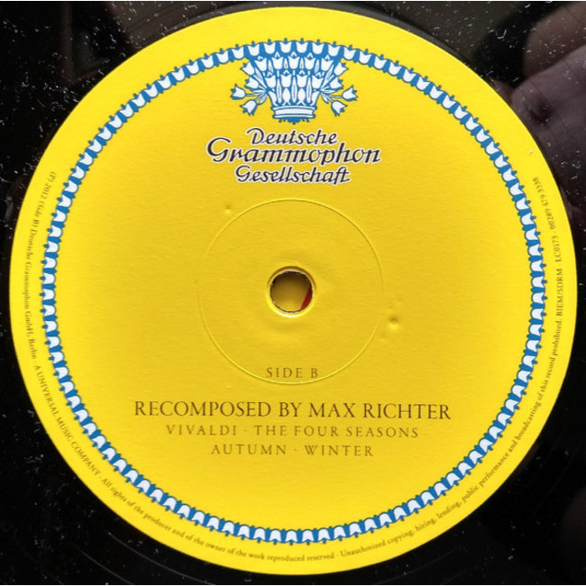 Max Richter Vivaldi, The Four Seasons (Recomposed By Max Richter ) ( vinyl 2LP )