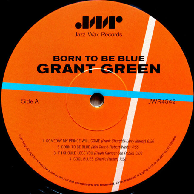 Grant Green Born to be Blue  ( w. Ike Quebec) ( 180g vinyl LP )