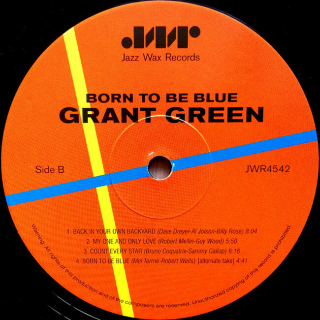 Grant Green Born to be Blue  ( w. Ike Quebec) ( 180g vinyl LP )