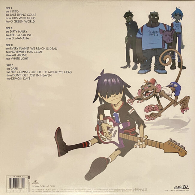 Gorillaz Demon Days ( vinyl 2LP )