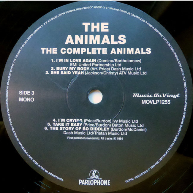 Animals, the Complete Animals ( Best of ) ( 180g vinyl 3LP )