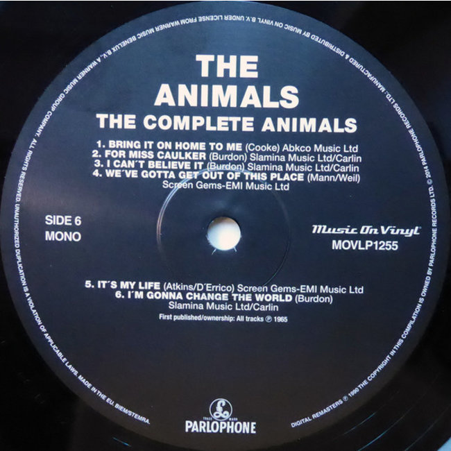 Animals, the Complete Animals ( Best of ) ( 180g vinyl 3LP )