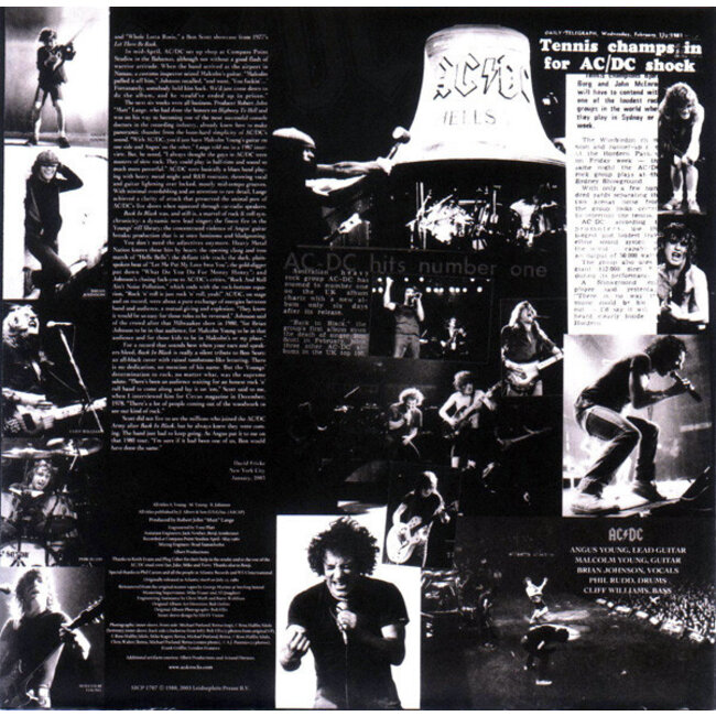 AC/DC Back In Black (  vinyl LP )