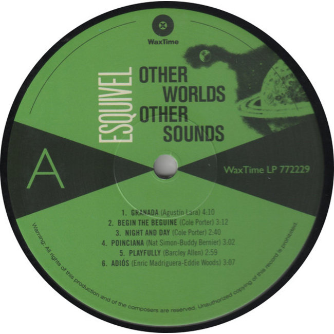 Esquivel And His Orchestra Other Worlds Other Sounds   =180g vinyl =