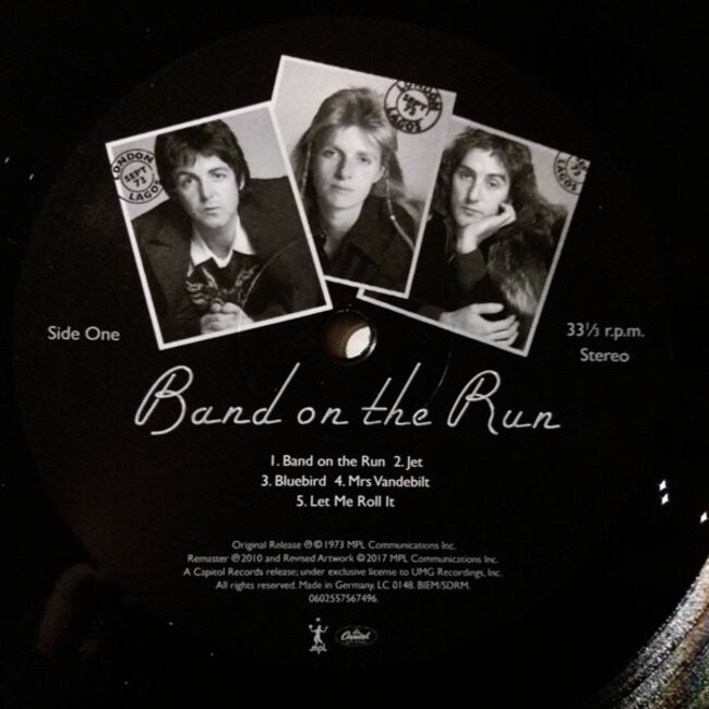 Paul McCartney Band on the Run  ( 180g vinyl LP )