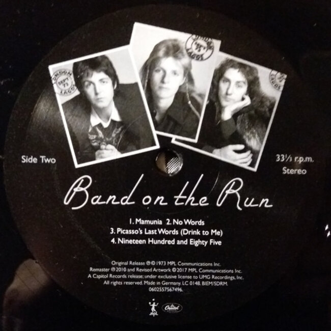 Paul McCartney Band on the Run  ( 180g vinyl LP )