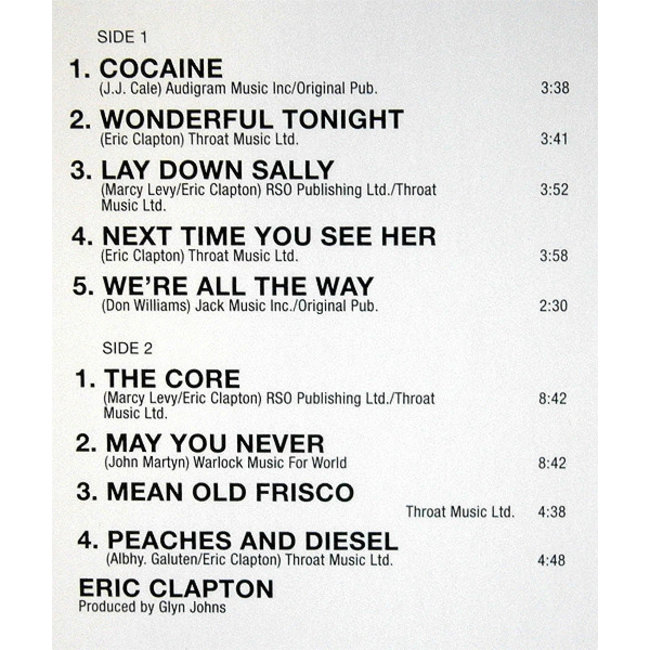 Eric Clapton Slowhand ( 35th anni. ) (180g vinyl LP )