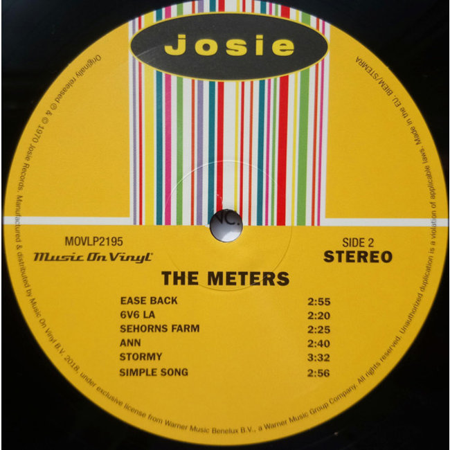 The Meters the Meters ( 180g vinyl LP ) VinylVinyl