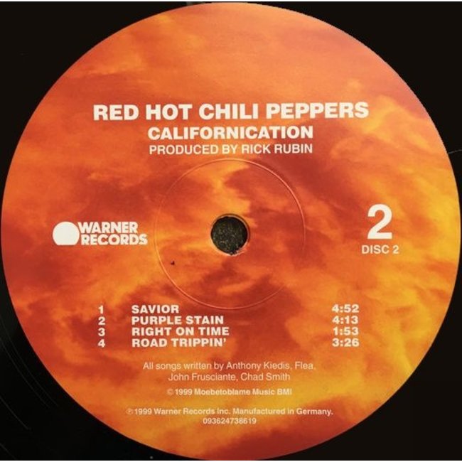 Red Hot Chili PeppersCalifornication ( reissue vinyl 2LP ) VinylVinyl