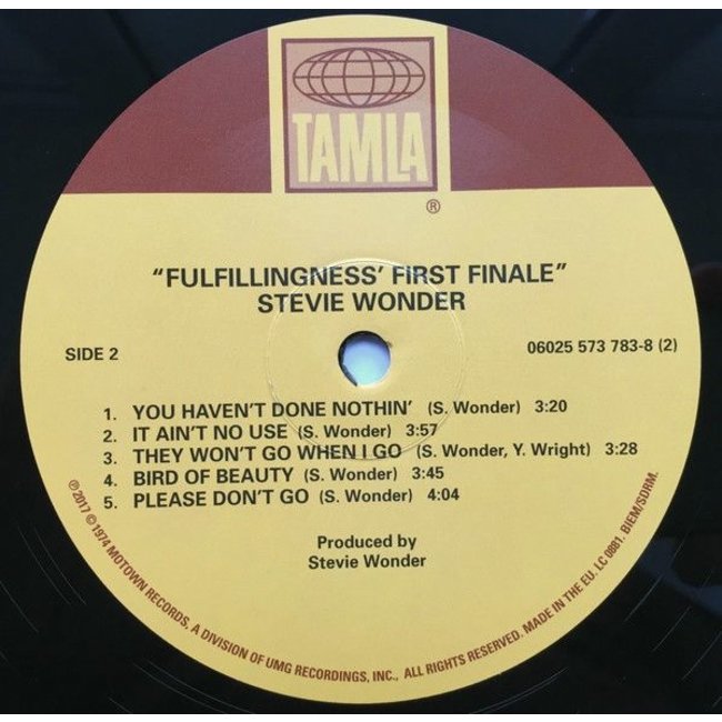 Stevie Wonder  Fulfillingness First Finale ( 180g vinyl LP )