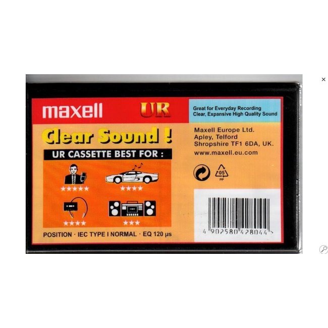 Maxell Maxell 90 minutes Blank Audio Cassette Tape