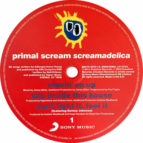 Primal Scream Screamadelica Vinylvinyl