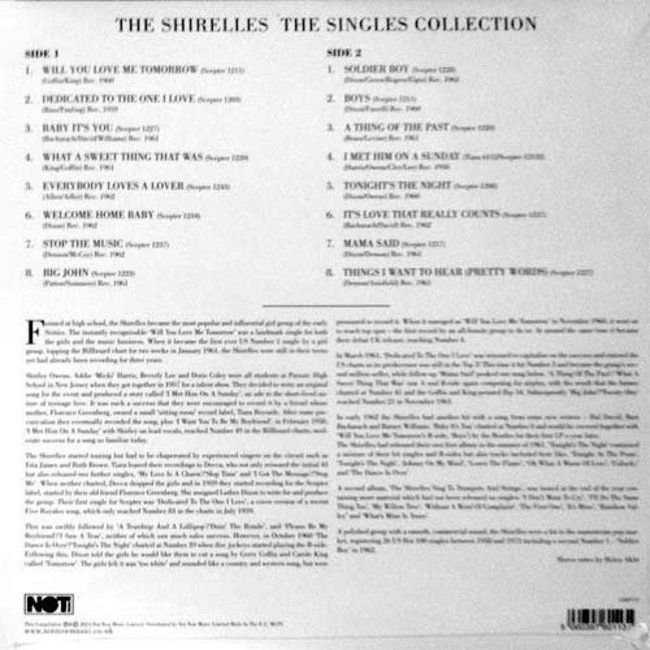 Shirelles Singles Collection ( vinyl LP )
