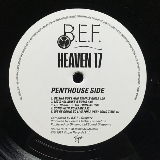 Heaven 17 Penthouse and Pavement  (vinyl LP )