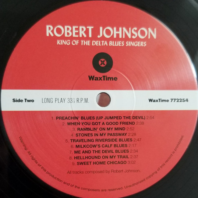 Robert Johnson King Of The Delta Blues Singers ( 180g vinyl LP )