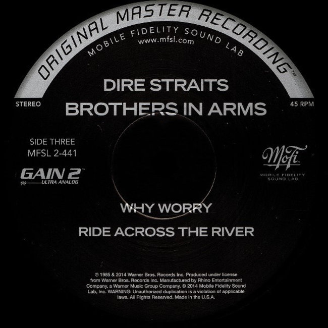 Dire Straits/Mark Knopfler Brothers in Arms (Numbered 45RPM HQ vinyl 2LP)  (MOFI )