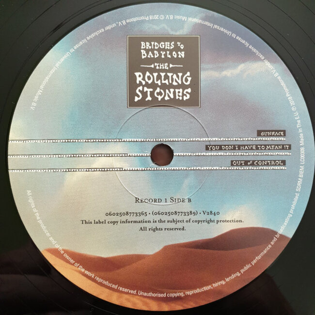 Rolling Stones, the Bridges to Babylon( Half-Speed remaster ) ( 180g vinyl 2LP )