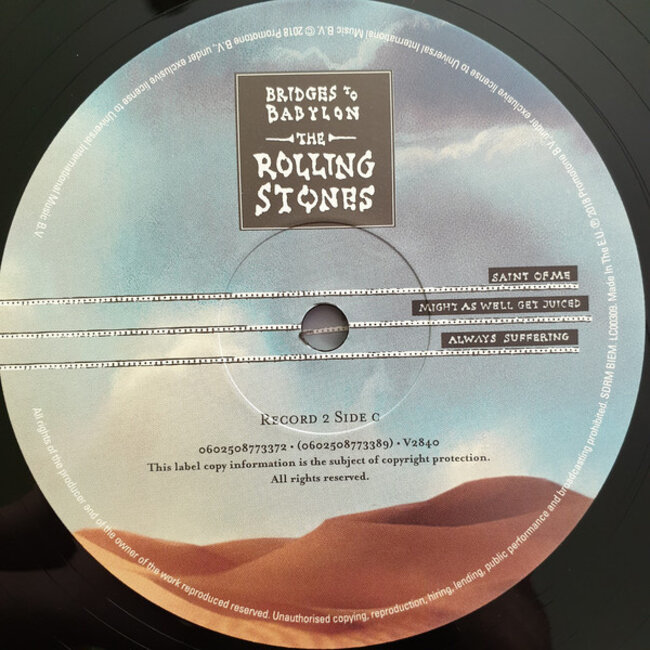 Rolling Stones, the Bridges to Babylon( Half-Speed remaster ) ( 180g vinyl 2LP )