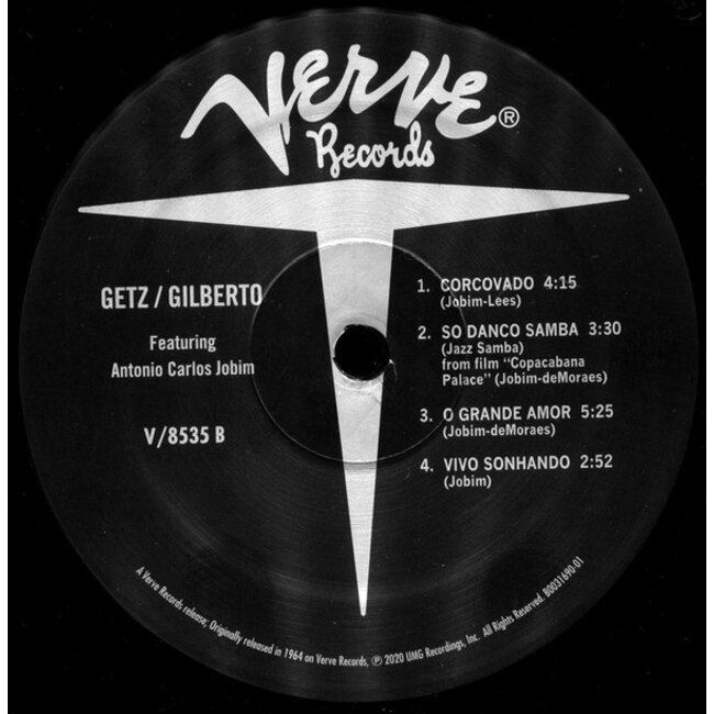 Stan Getz Getz / Gilberto ( Verve Acoustic Sound )( HQ 180g vinyl LP )