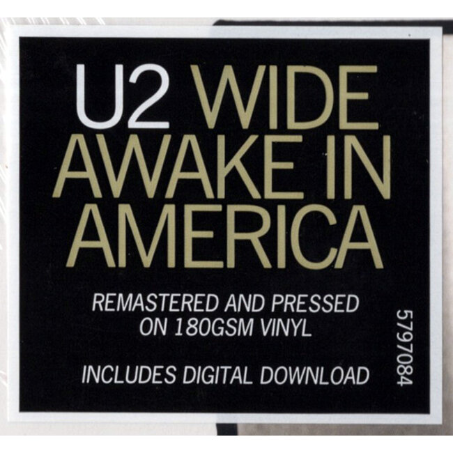 U2 Wide Awake In America = remaster 180g vinyl=