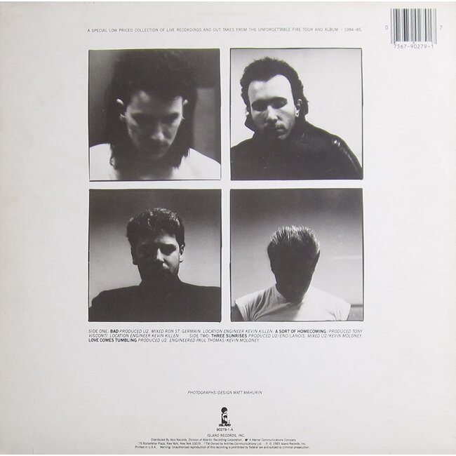 U2 Wide Awake In America = remaster 180g vinyl=