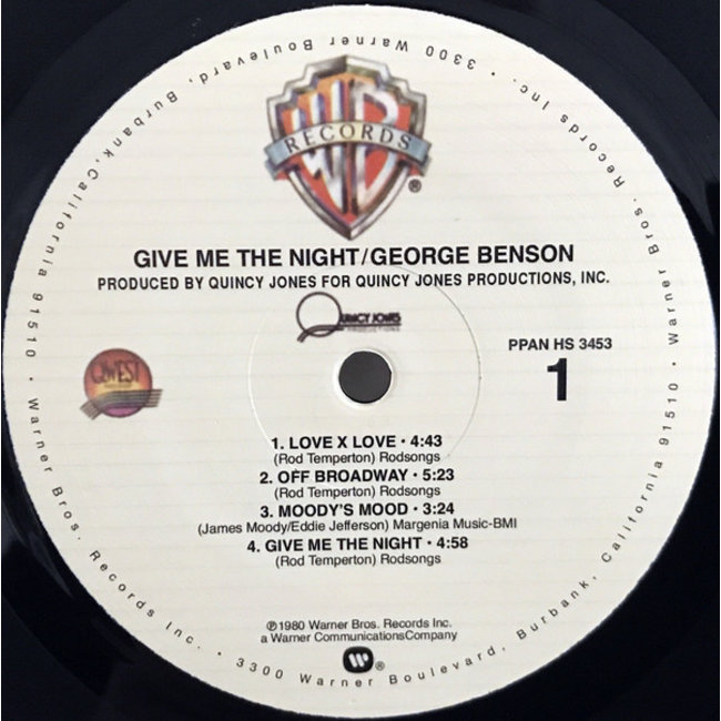 George Benson Give Me The Night =HQ 180g vinyl =