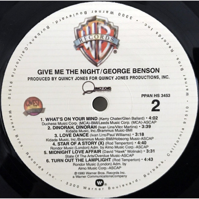 George Benson Give Me The Night =HQ 180g vinyl =