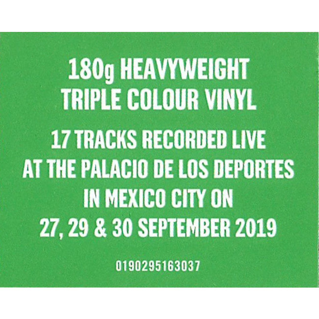 Iron Maiden Nights Of The Dead - Legacy Of The Beast, Live in Mexico City  ( 180g vinyl 3xLP )