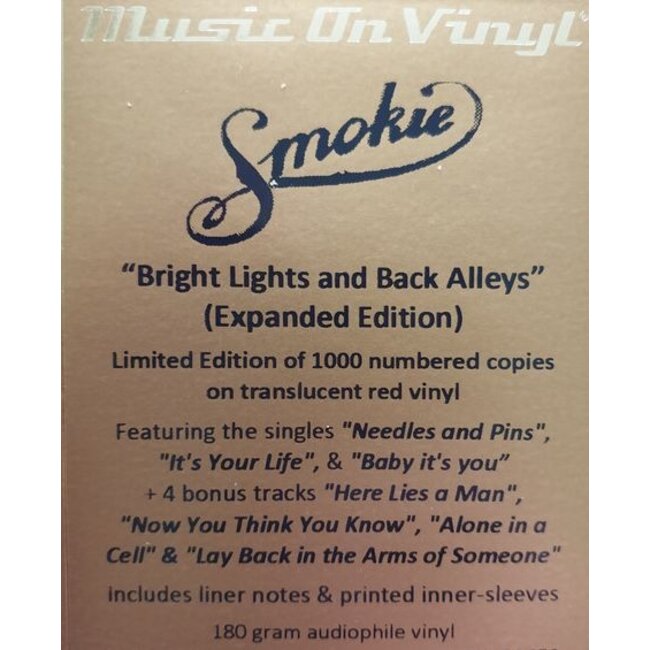Smokie Bright Lights & Back Alleys ( Expended ) ( 180g red vinyl 2LP )