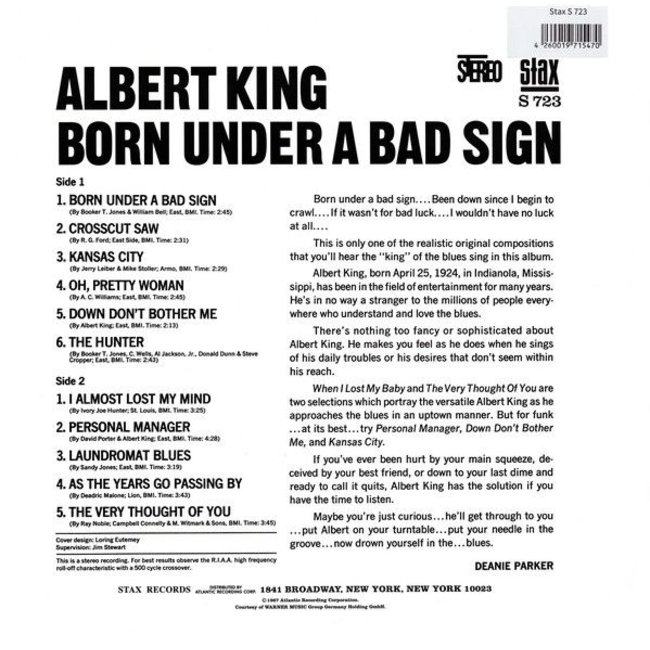 Albert King Born Under A Bad Sign  =180g HQ vinyl =