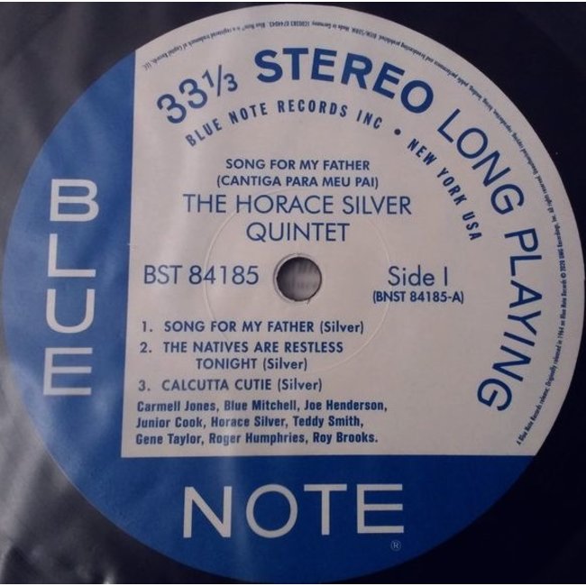 Horace Silver Song For My Father ( 180g vinyl LP) (Blue Note Classic Vinyl Series )