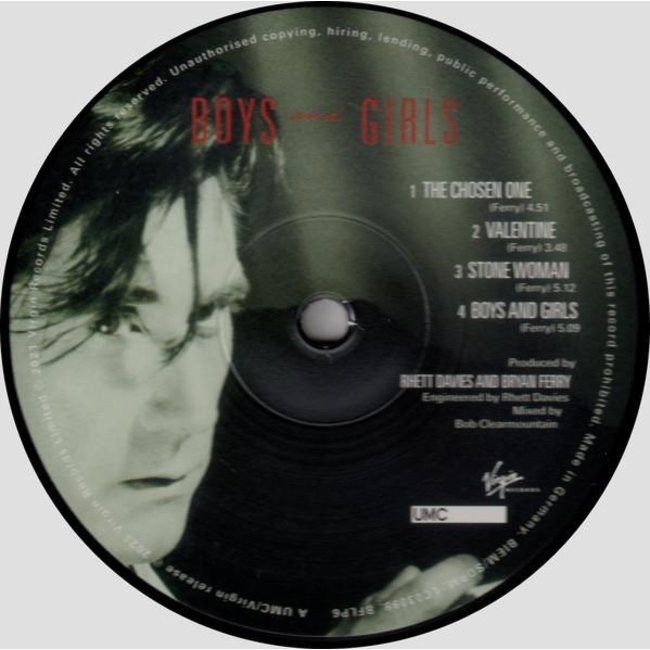 Bryan Ferry Boys And Girls ( remaster 180g vinyl LP )