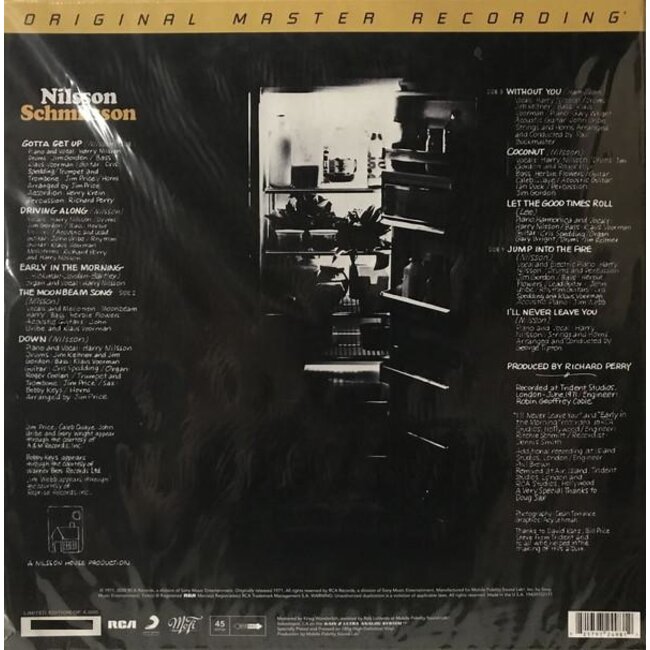 Harry Nilsson Nilsson Schmilsson ( HQ 180g vinyl 45rpm 2LP )