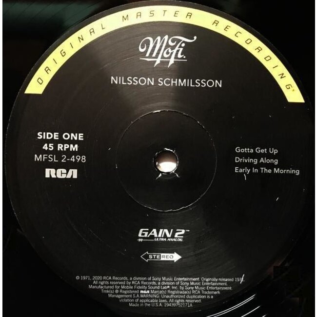 Harry Nilsson Nilsson Schmilsson ( HQ 180g vinyl 45rpm 2LP )