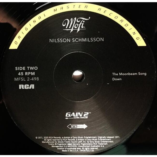 Harry Nilsson Nilsson Schmilsson ( HQ 180g vinyl 45rpm 2LP )